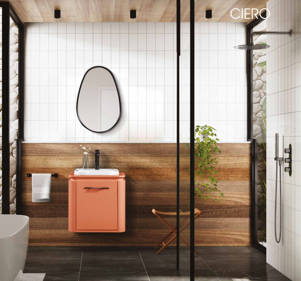BANYO DOLABI CIERO SOMON 56 CM - TAKIM